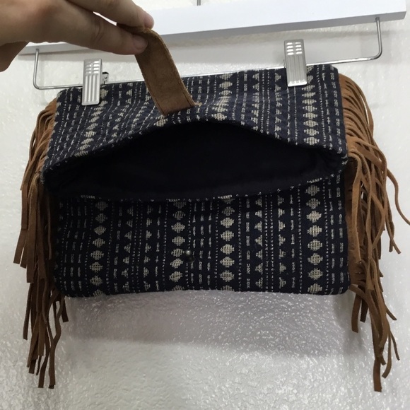 Boho Fold Over Clutch Bag - Picture 4 of 5